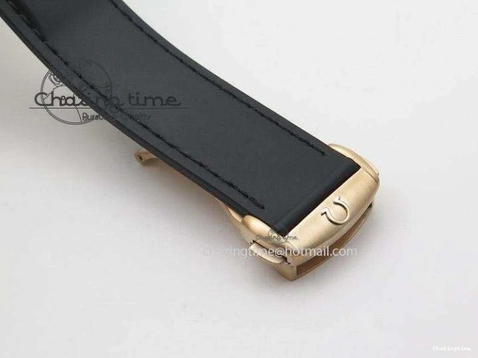 0112 Bright Planet Ocean Professional Rose Gold Liquid Metal V6F 45mm on Black Rubber Strap A 8287